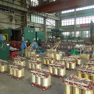 Yuebian dry type cast resin transformer Workshop